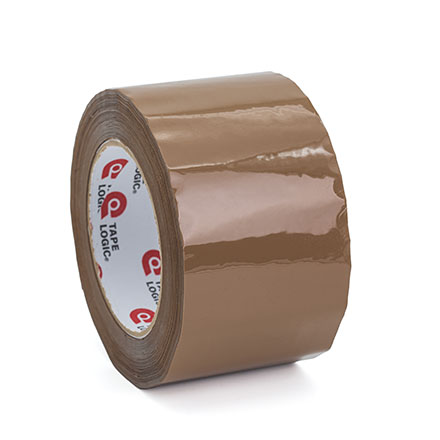 3" x 110 yds. Tan (6 Pack) TAPE LOGIC<span class='afterCapital'><span class='rtm'>®</span></span> #600 Hot Melt Tape