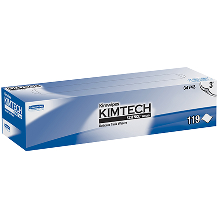 Kimwipes<span class='rtm'>®</span> 3 Ply 11.8 x 11.8" Low Lint Wipers