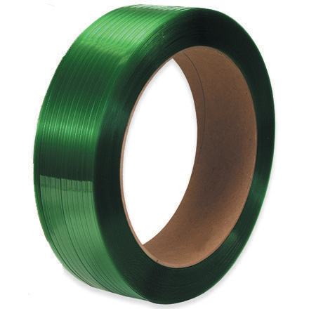 5/8" x 4400' - 16 x 6" Core Polyester Strapping - Smooth