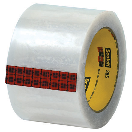 3" x 55 yds. Clear Scotch<span class='rtm'>®</span> Box Sealing Tape 355